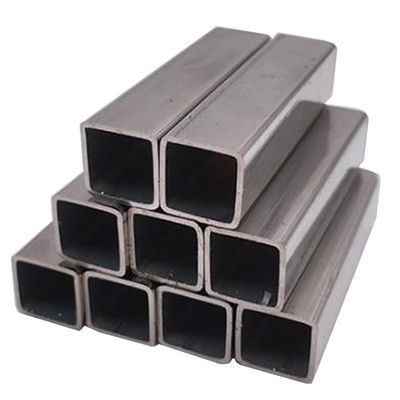 Tubos quadrados de aço inoxidável para edifícios 201 304 310 316 316 321 laminados a quente, desenhados a frio