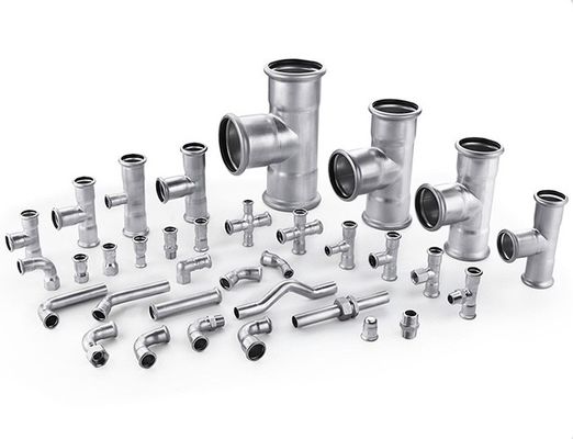 qualidade  SS304 316L Reducing Coupling Stainless Steel Pipe Connector Press Fittings fábrica