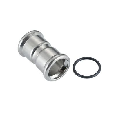 Good price Acessórios para tubos de pressão industriais de aço inoxidável SS304 SS316L Conector recto on-line