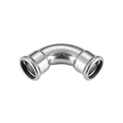 Good price 316L 304L 304 M Profil de aço inoxidável Press Tubes Fittings 45 Graus Cotovelo DVGW W534 on-line